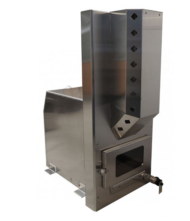 Integrated Wood-Fired Stove 37kW image 1